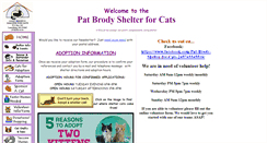 Desktop Screenshot of catsontheweb.org