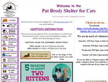 Tablet Screenshot of catsontheweb.org